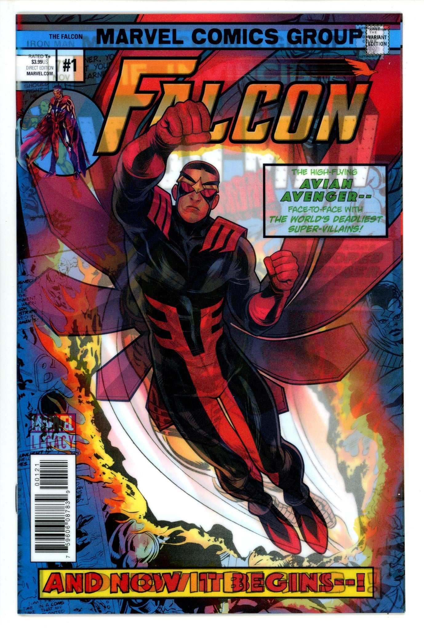 Falcon Vol 1 1 Lenticular Variant (2017)