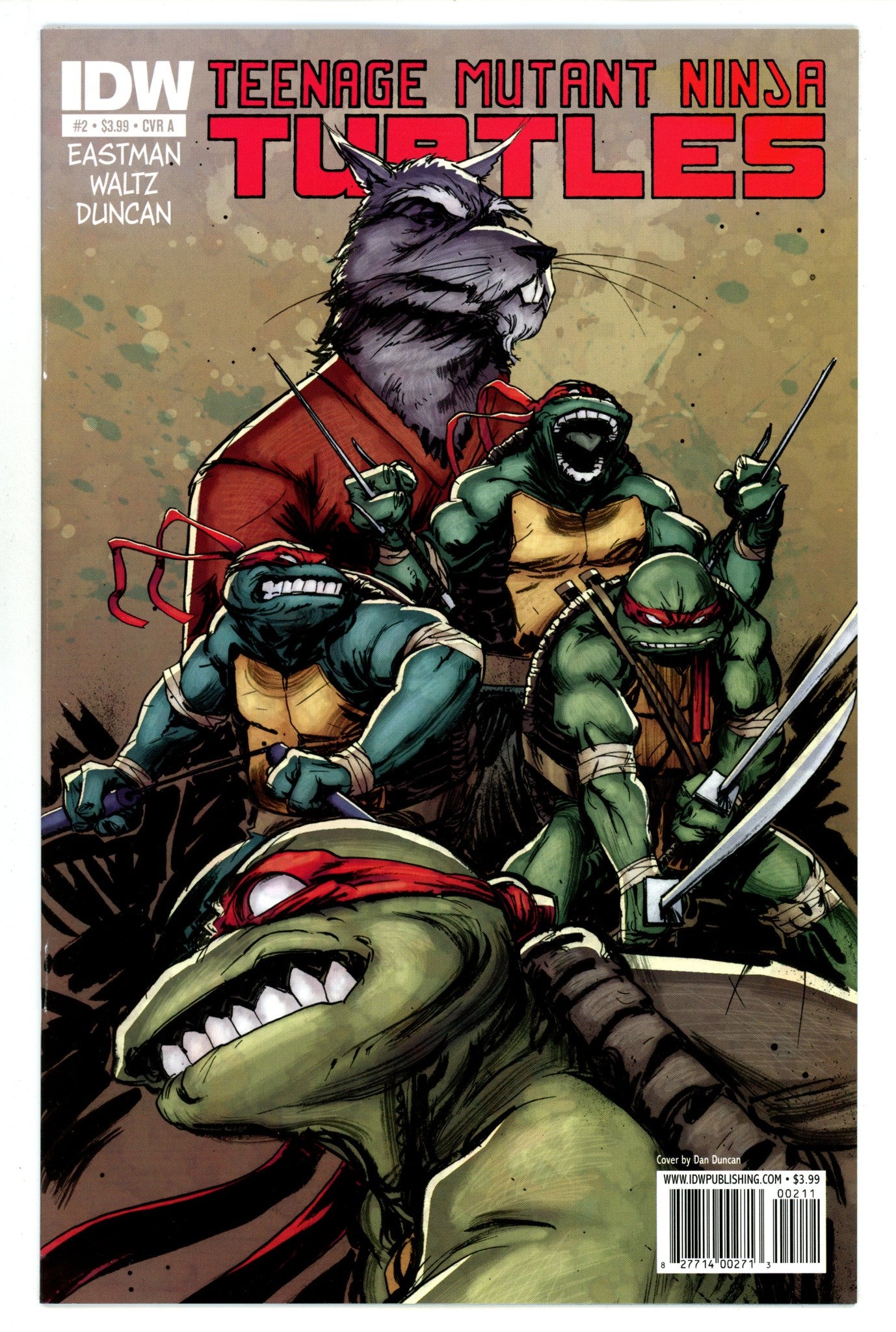 Teenage Mutant Ninja Turtles Vol 5 2 VF/NM (9.0) (2011) 