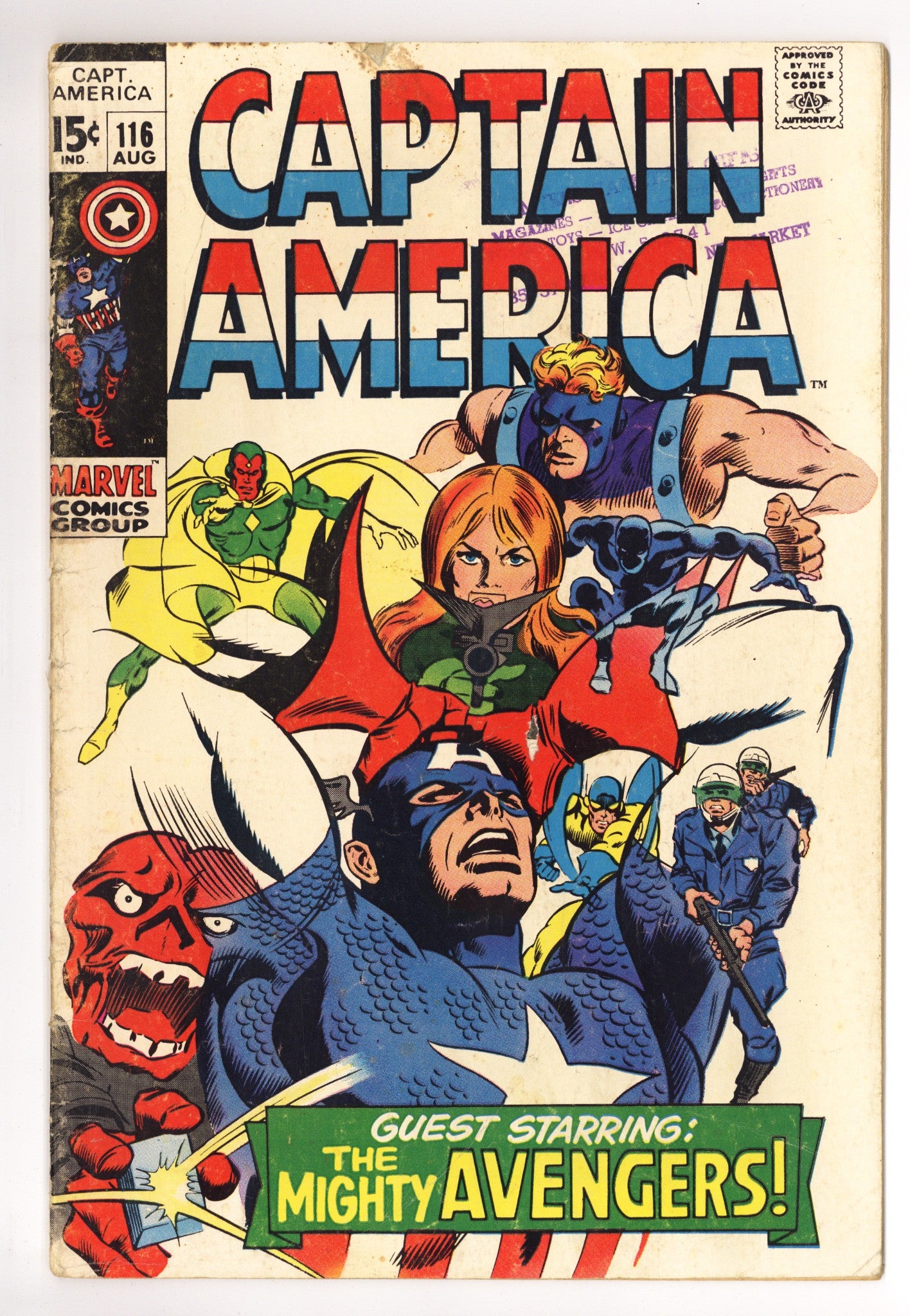 Captain America Vol 1 116 GD/VG (3.0) (1969) 
