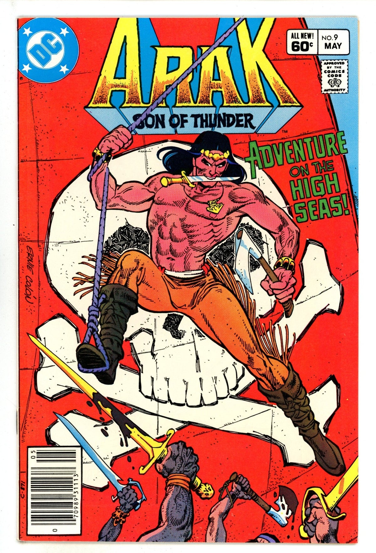 Arak / Son of Thunder   9  Mid Grade   (1982)   Newsstand