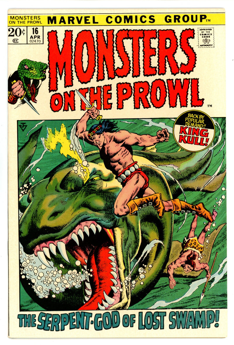 Monsters on the Prowl 16 VF (8.0) (1972) 