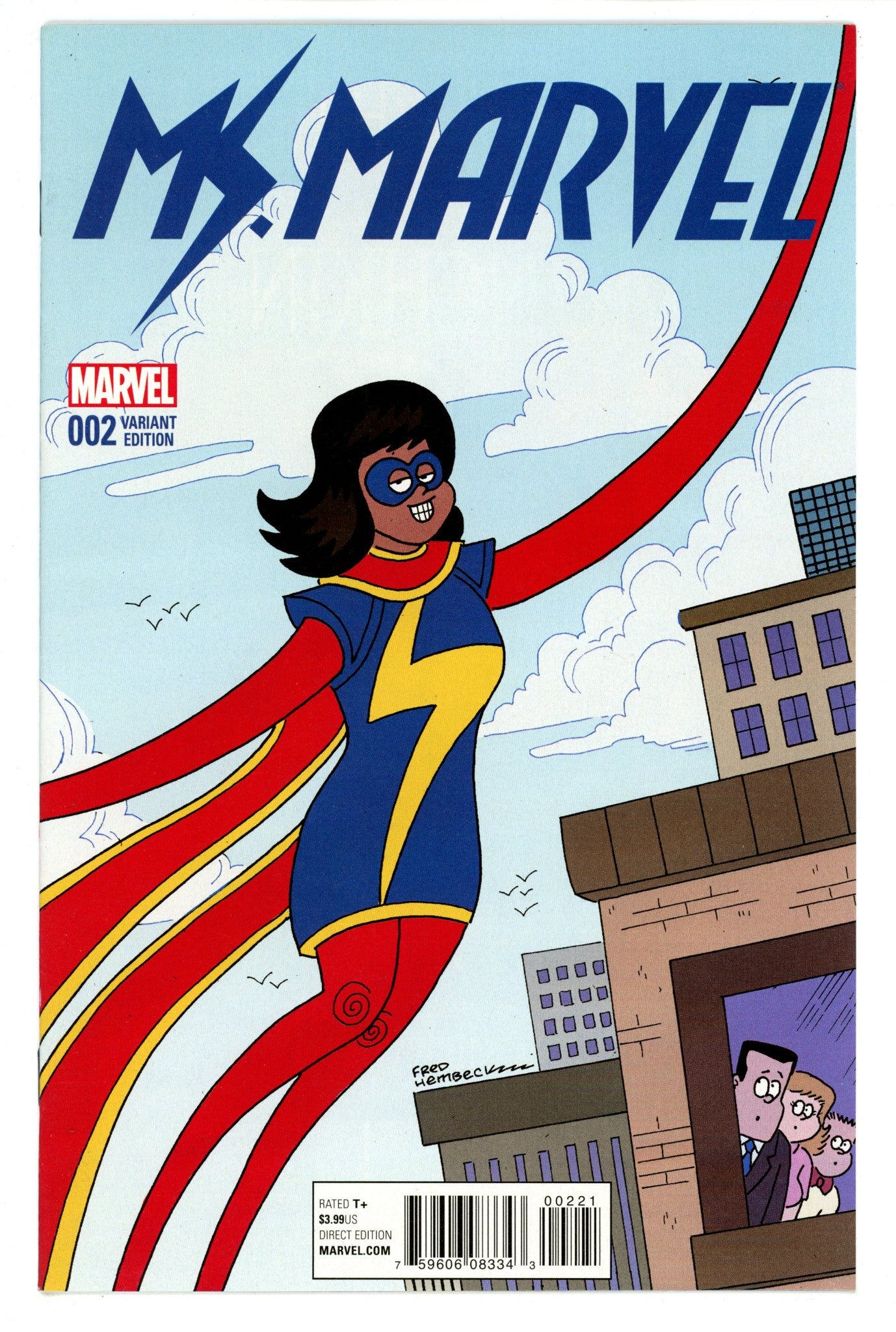 Ms. Marvel Vol 4 2 High Grade (2016) Hembeck Incentive Variant 