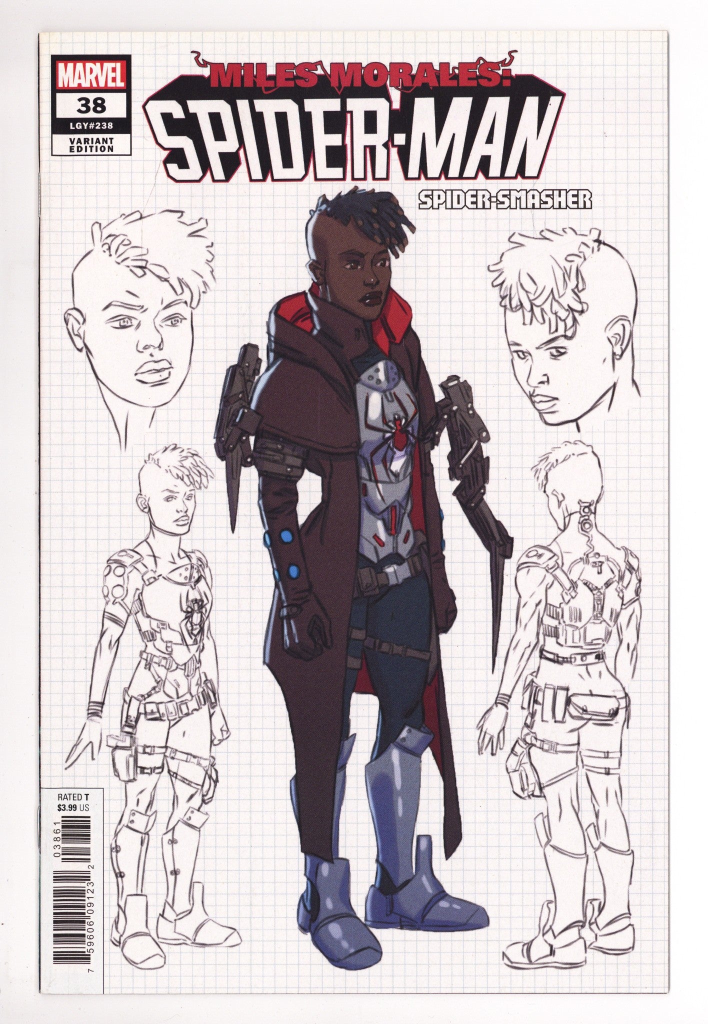 Miles Morales: Spider-Man Vol 1 38 (278) High Grade (2022) Allen Design Incentive Variant 