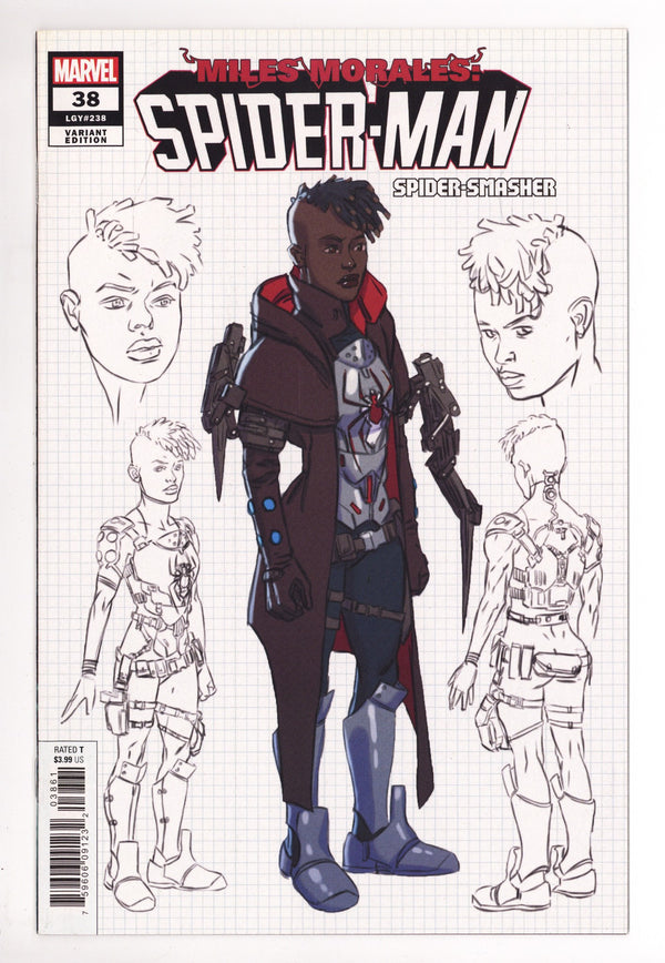Miles Morales: Spider-Man Vol 1 38 (278) High Grade (2022) Allen Design Incentive Variant