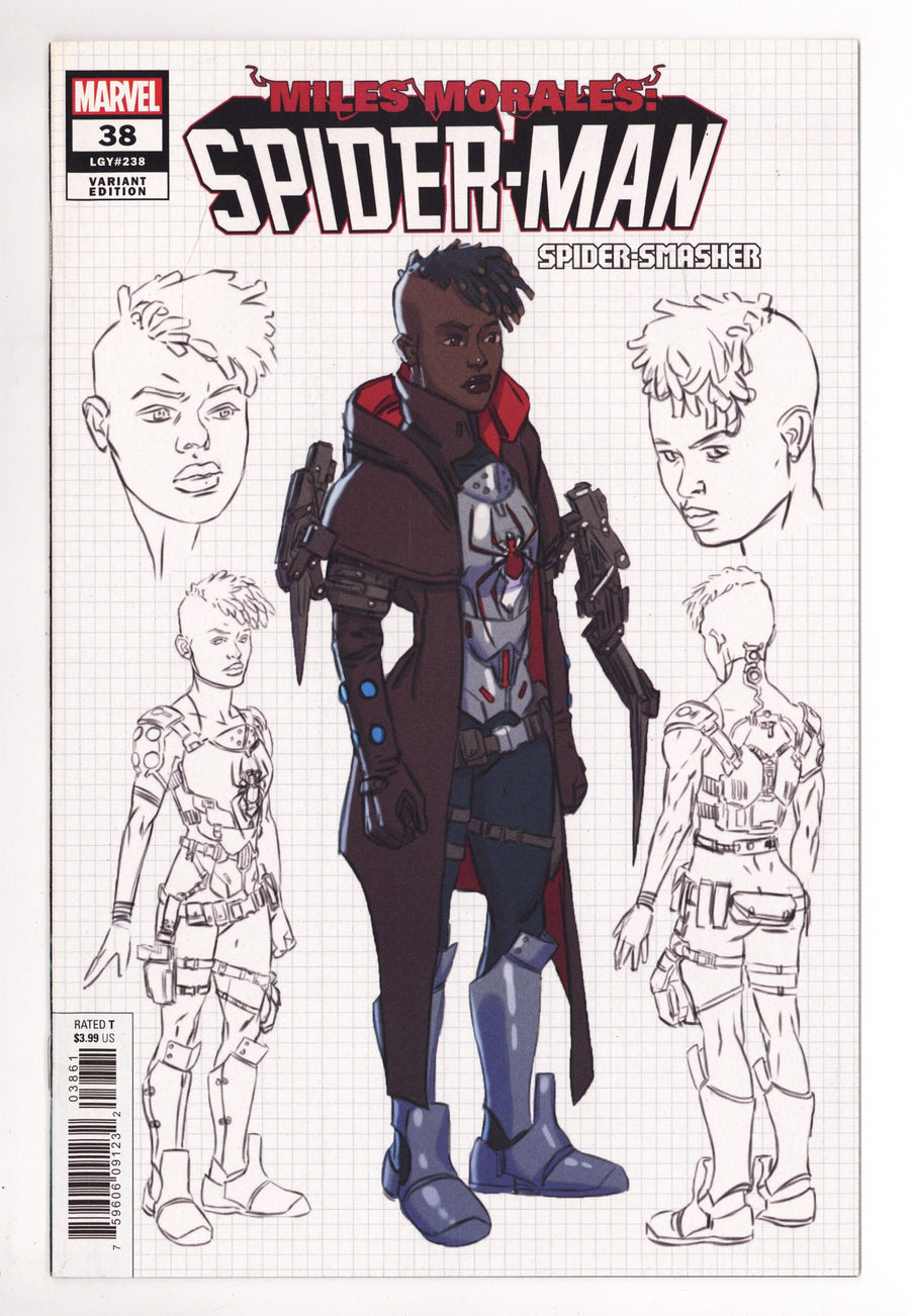 Miles Morales: Spider-Man Vol 1 38 (278) High Grade (2022) Allen Design Incentive Variant 
