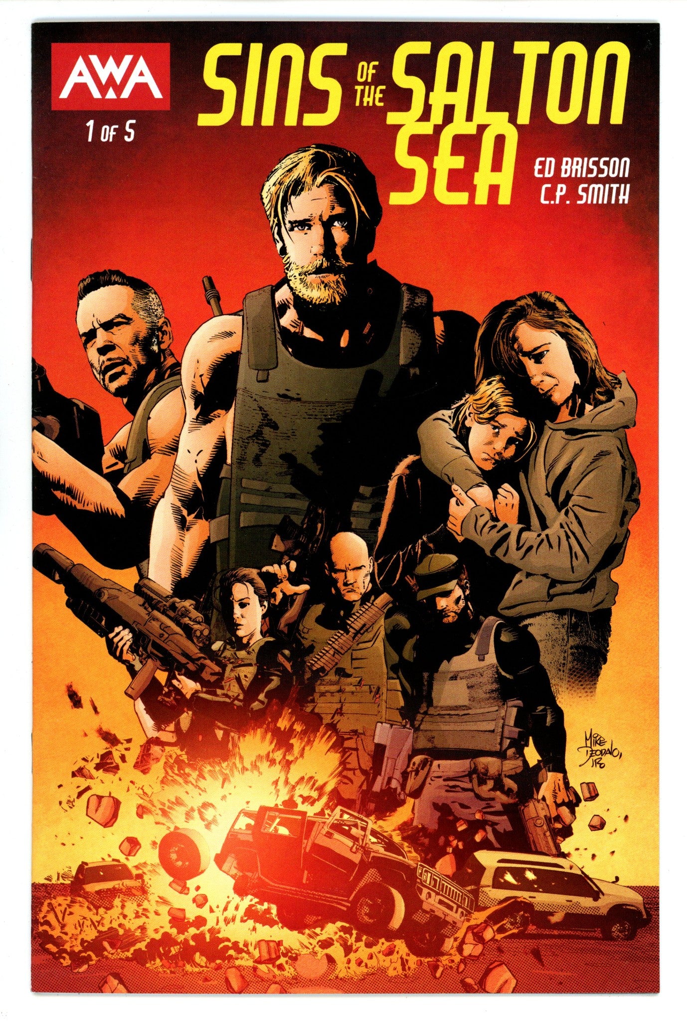 Sins of the Salton Sea 1 High Grade (2023) Jr. Variant 