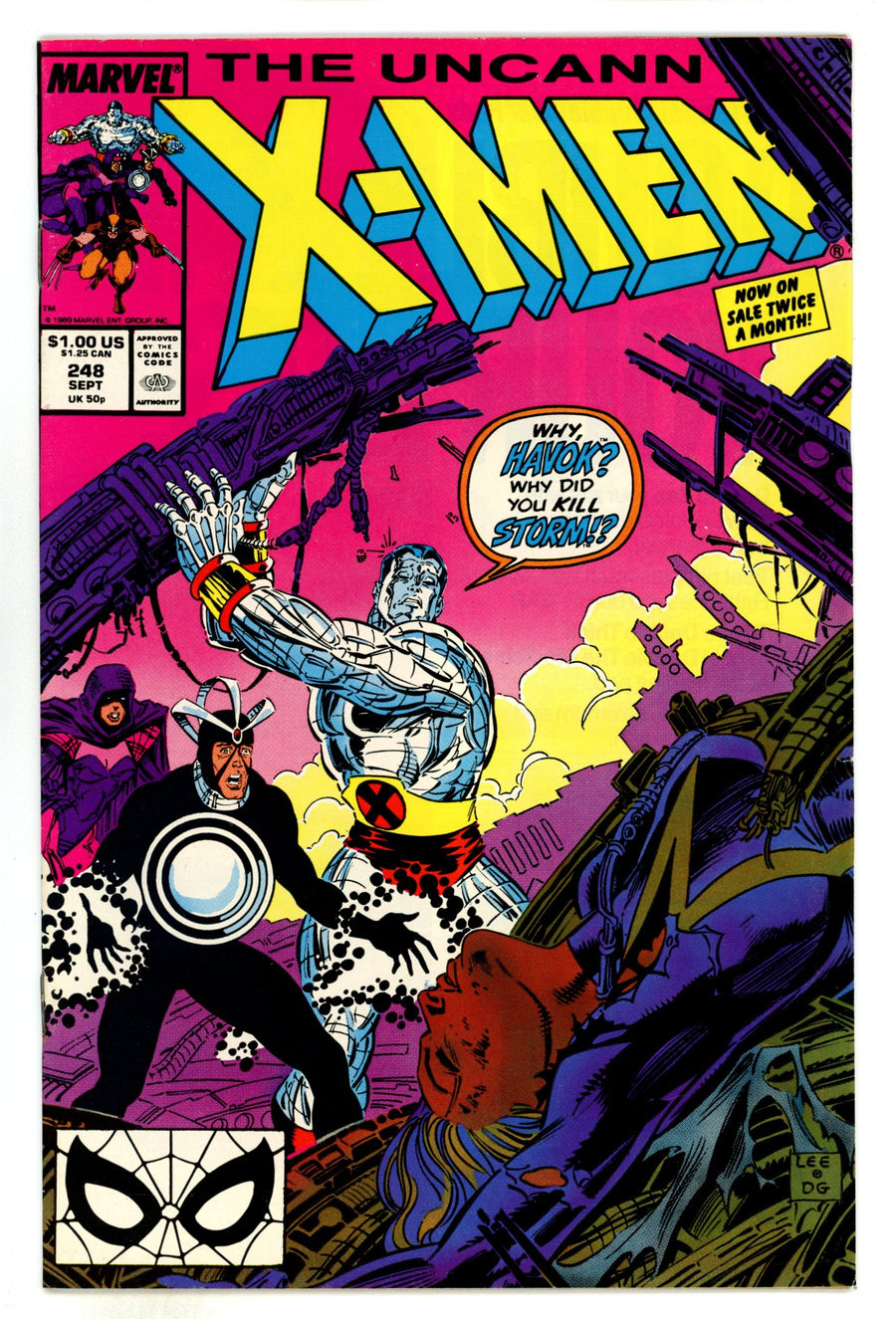 The Uncanny X-Men Vol 1 248  FN- (5.5)  (1989)  