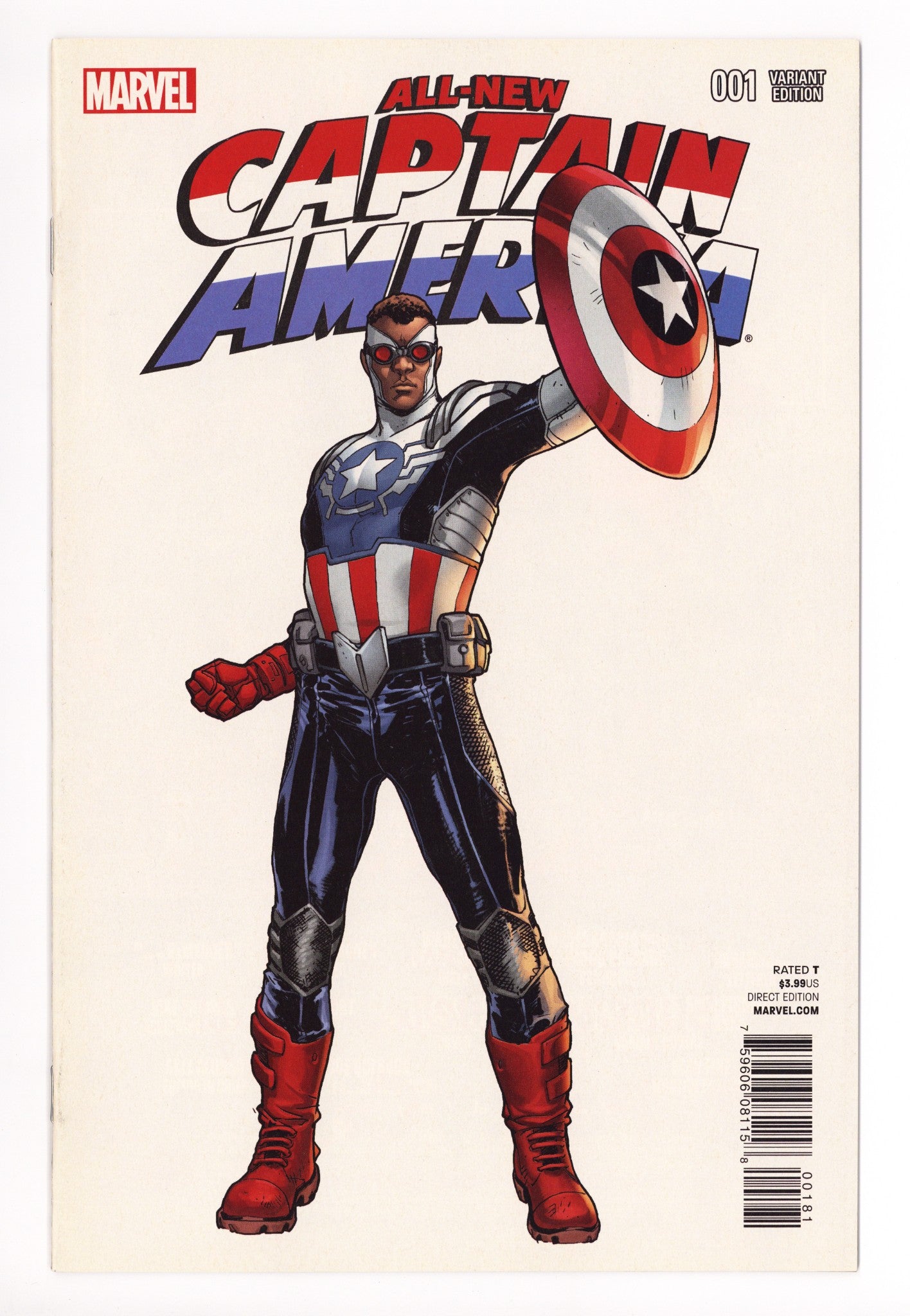 All-New Captain America 1 VF+ (8.5) (2015) Pichelli Incentive Variant 