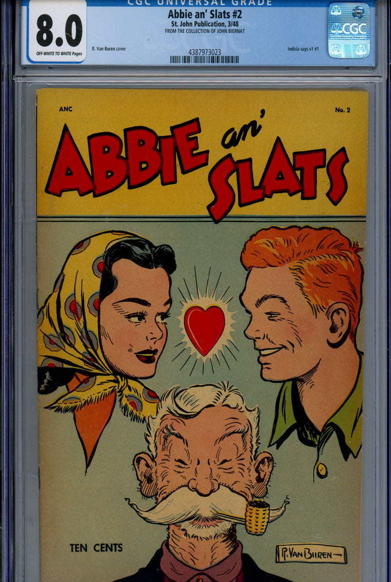 Abbie an' Slats 1 (2) CGC 8.0 (VF) (1948) 