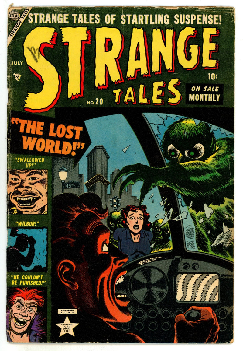 Strange Tales Vol 1 20 FN- (5.5) (1953) 