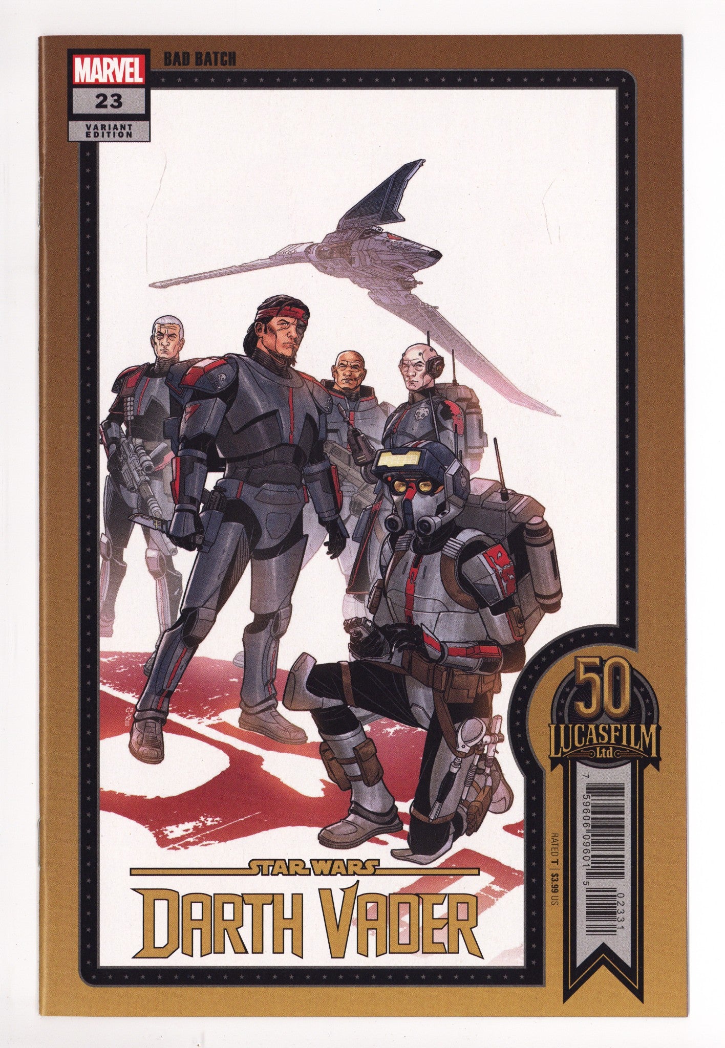 Star Wars: Darth Vader Vol 3 23 High Grade (2022) Sprouse Variant 