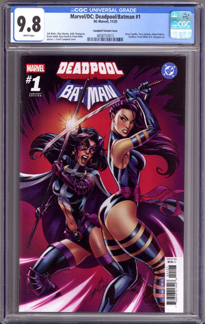 Marvel/DC: Deadpool/Batman 1 CGC 9.8 (NM/M) (2025) Campbell Variant