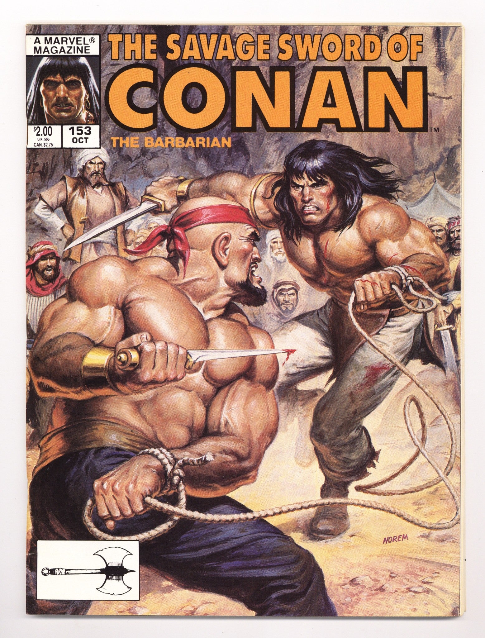 The Savage Sword of Conan Vol 1 153 Low Grade (1988) 