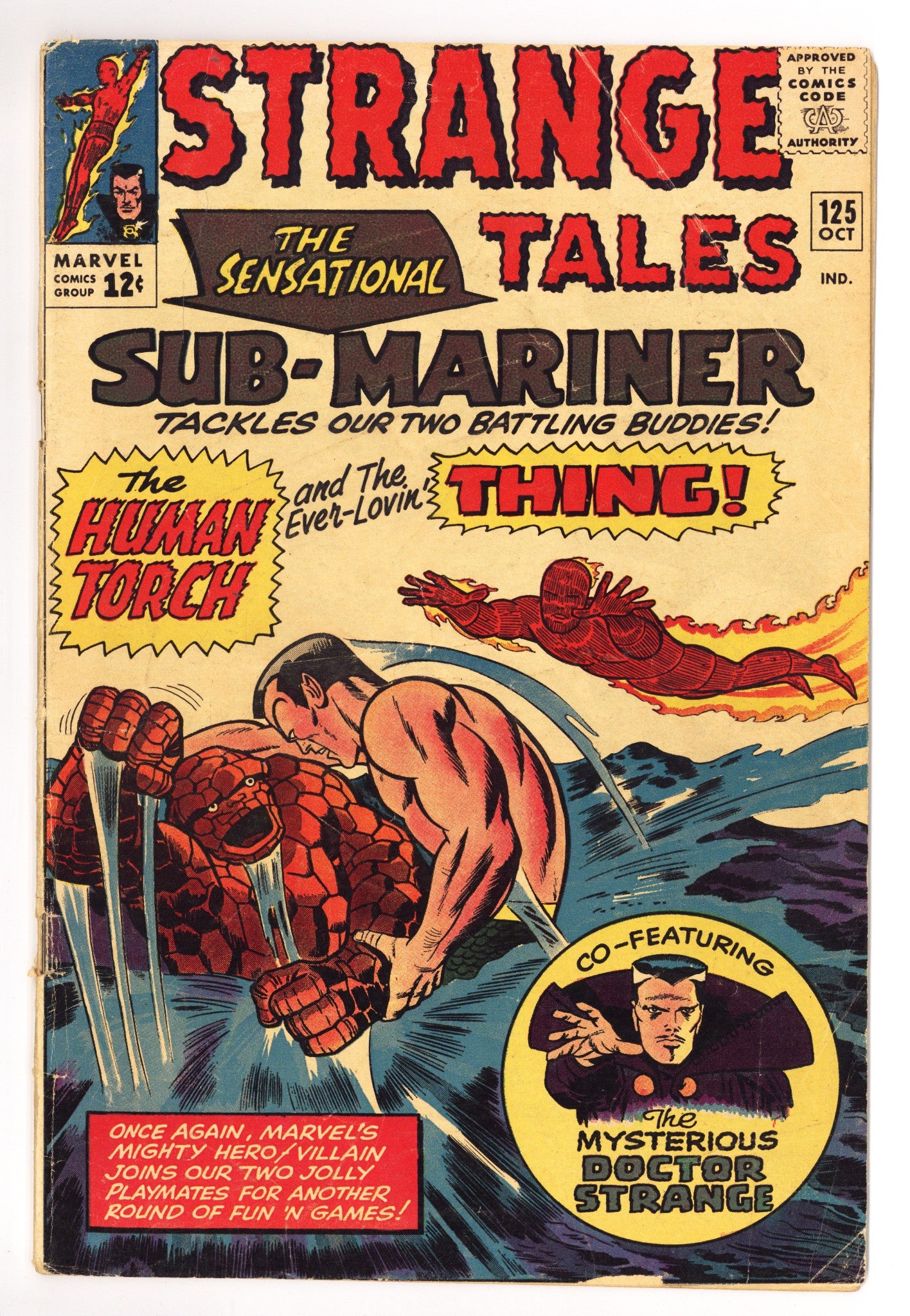 Strange Tales Vol 1 125 VG (4.0) (1964) 