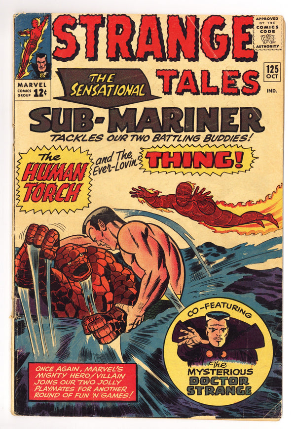 Strange Tales Vol 1 125 VG (4.0) (1964)