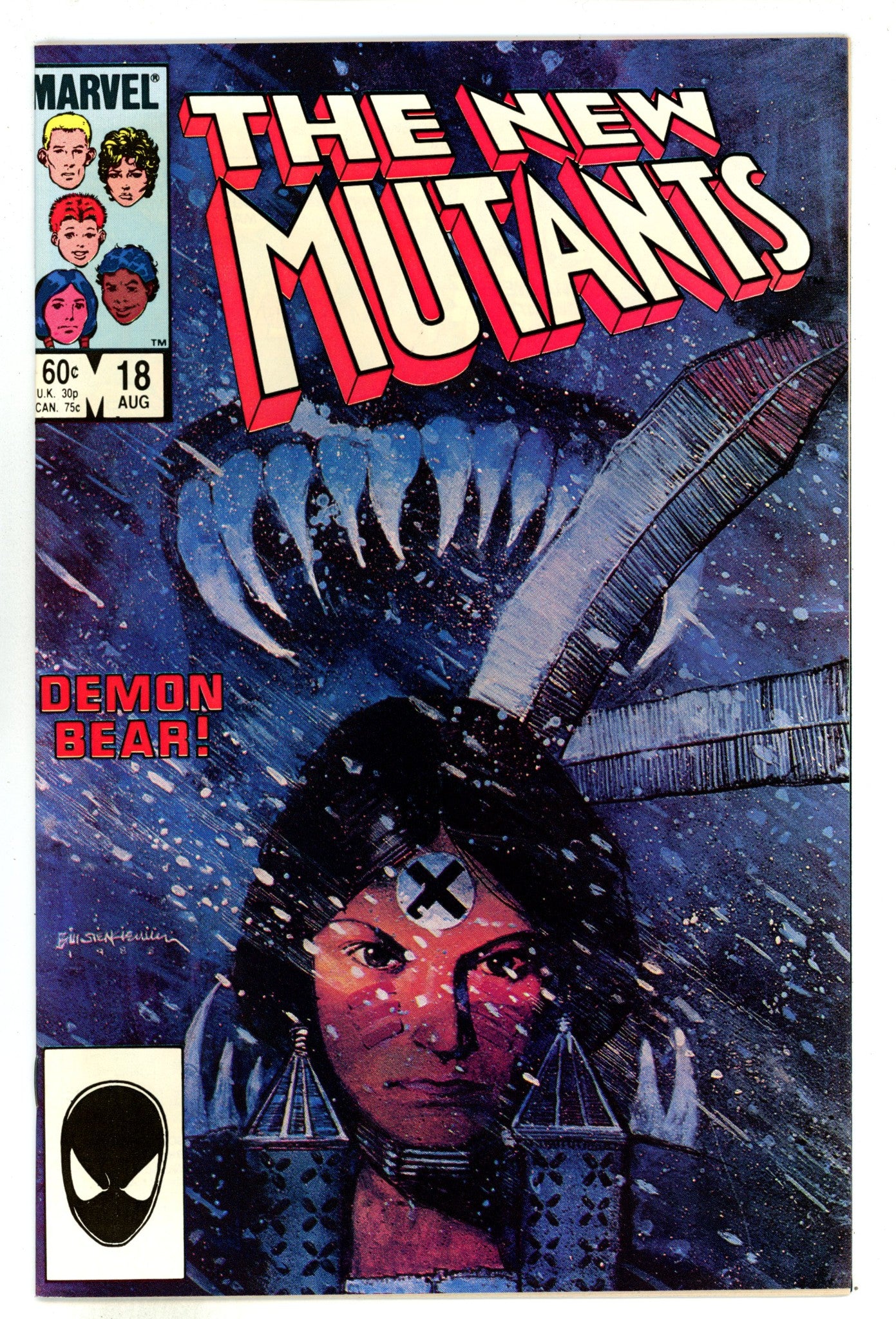 The New Mutants Vol 1 18 VF/NM (9.0) (1984) 