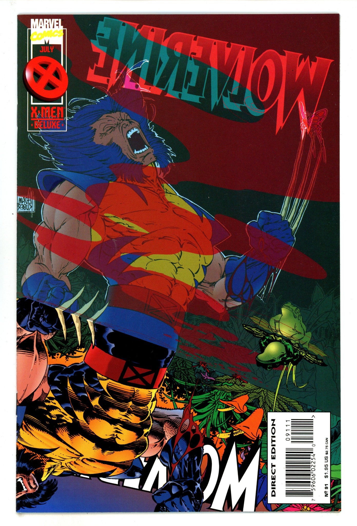 Wolverine Vol 2 91 NM (9.4) Deluxe (1995) 