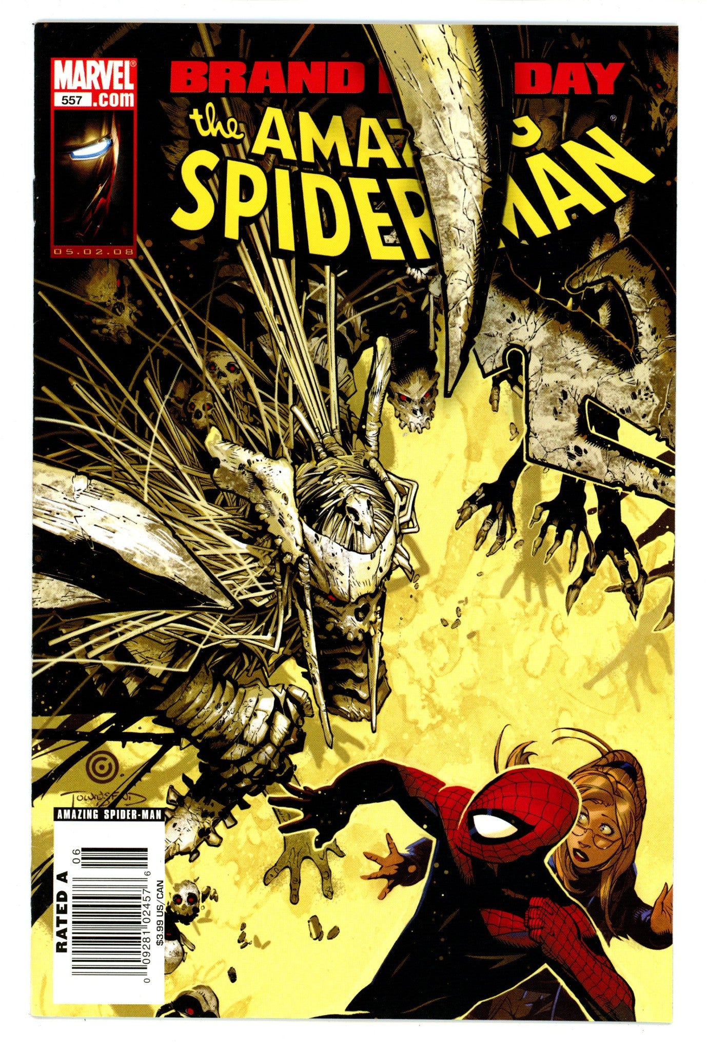 The Amazing Spider-Man Vol 2 557 VF- (7.5) (2008) Newsstand 