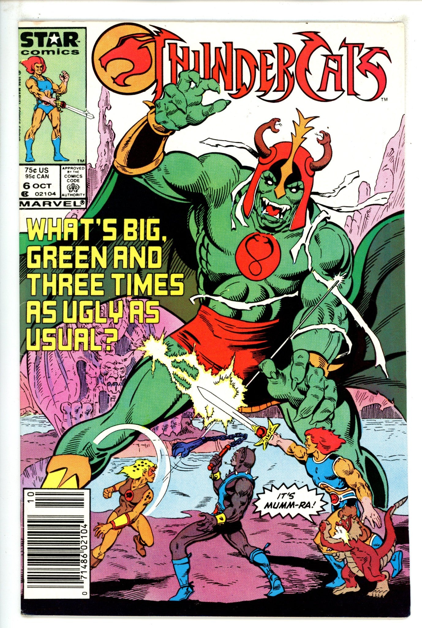 Thundercats 6 FN+ (6.5) (1986) Newsstand 