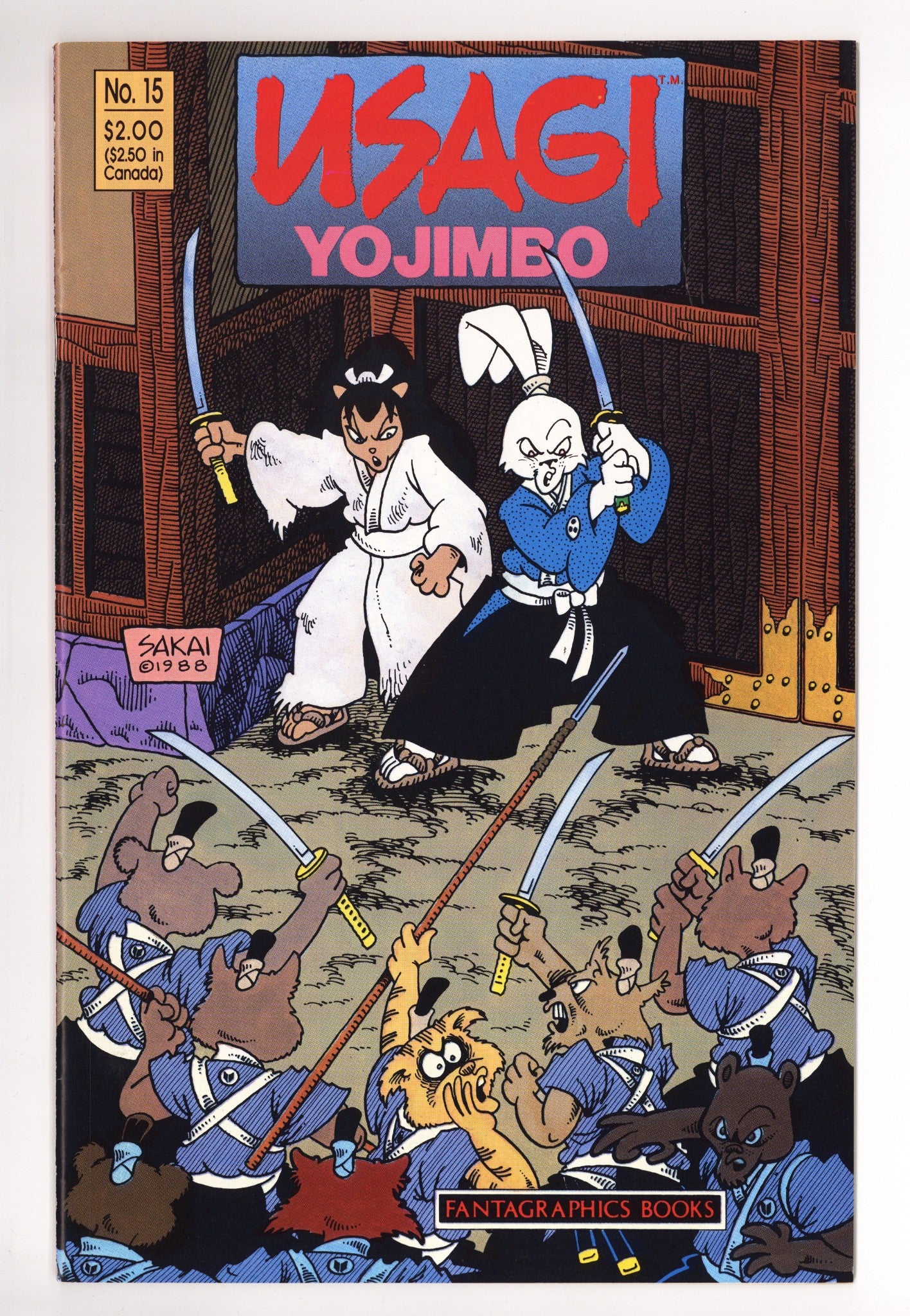 Usagi Yojimbo Vol 1 15 Mid Grade (1989) 