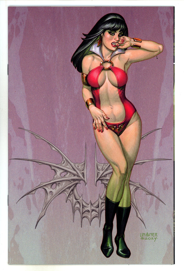 Vampirella: Dark Reflections 2 NM (9.4) (2024) Linsner Virgin Incentive Variant