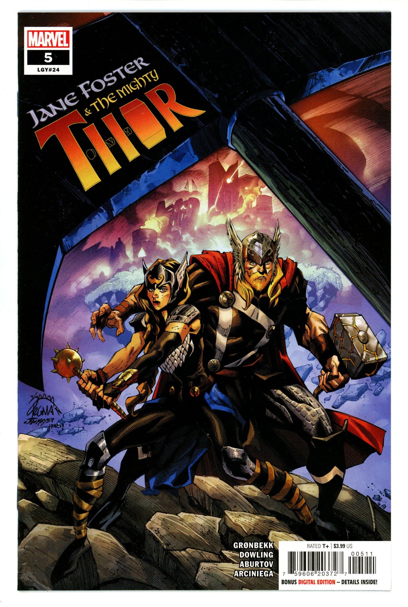 Jane Foster & the Mighty Thor 5 (24) High Grade (2022) 