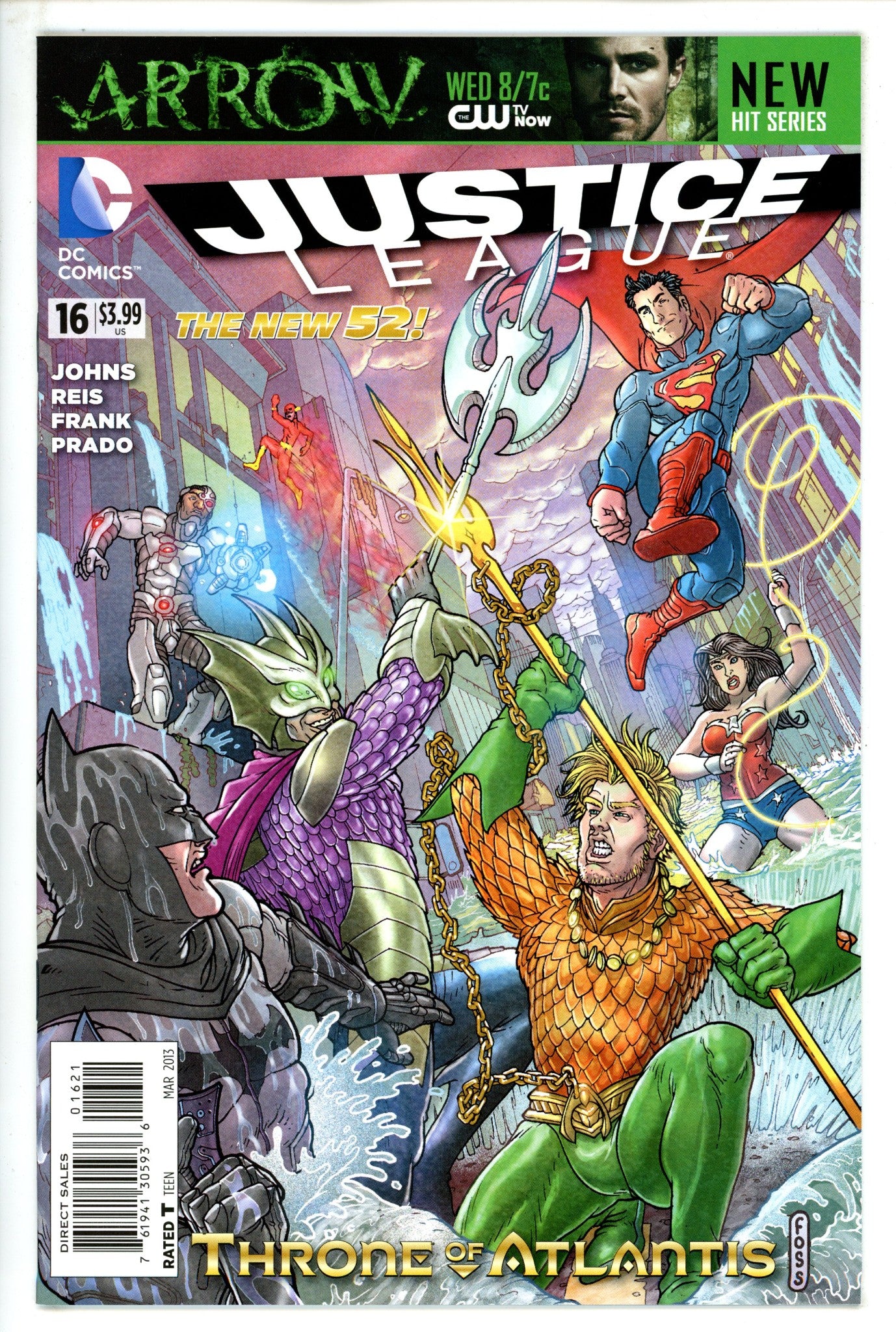 Justice League Vol 1 16High Grade(2013) FossVariant