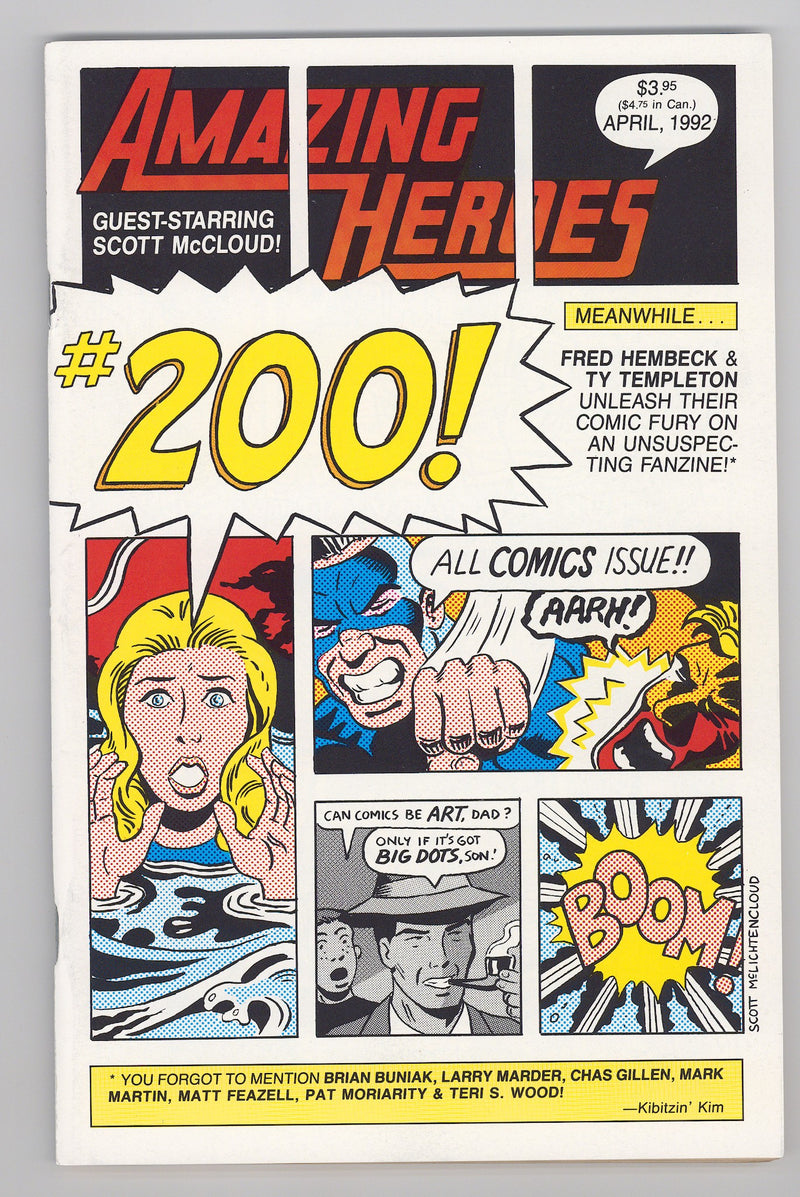 Amazing Heroes 200 Mid Grade (1992) 