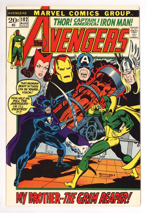 The Avengers Vol 1 102 VF (8.0) (1972)