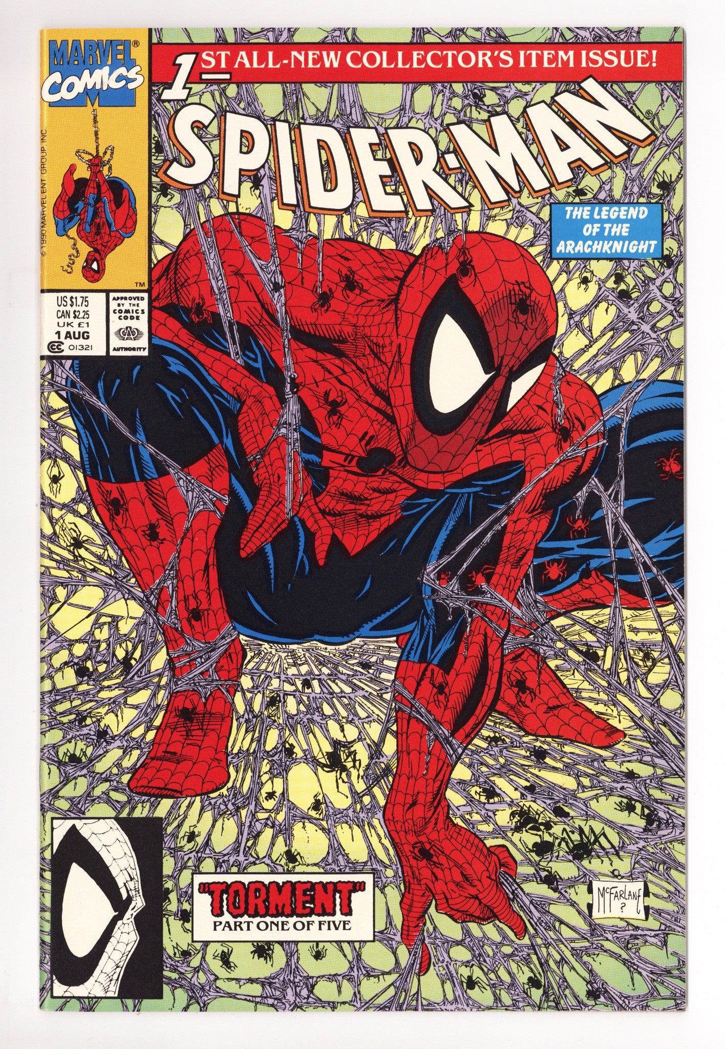 Spider-Man Vol 1 1 NM (9.4) (1990) 