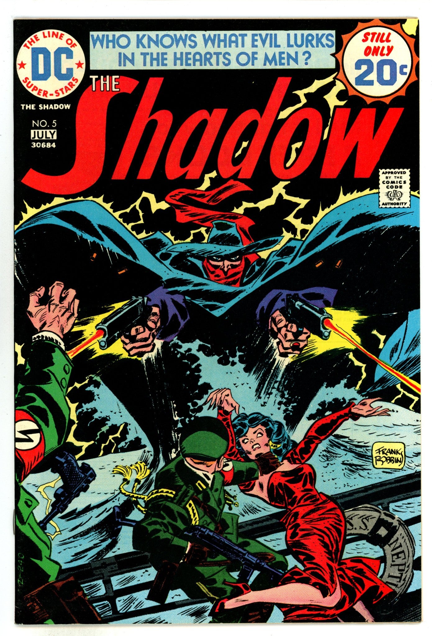 The Shadow Vol 1 5 NM- (9.2) (1974) 