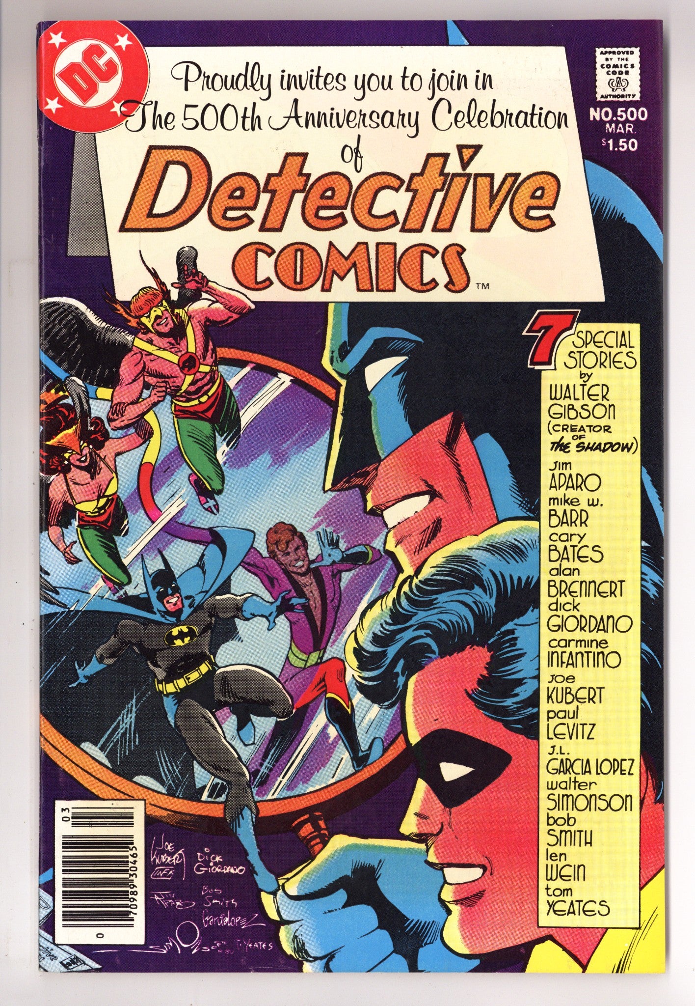 Detective Comics Vol 1 500 VF+ (8.5) (1981) Newsstand 