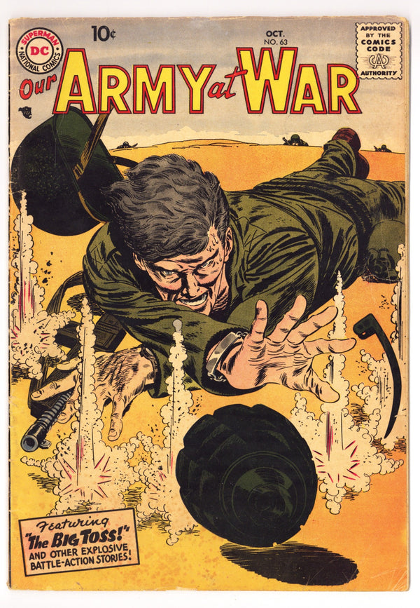 Our Army at War Vol 1 63 GD+ (2.5) (1957)