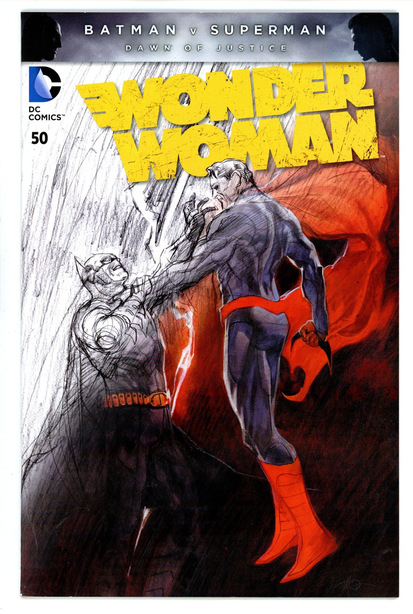 Wonder Woman Vol 4 50 High Grade (2016) Carnevale Sketch Variant 