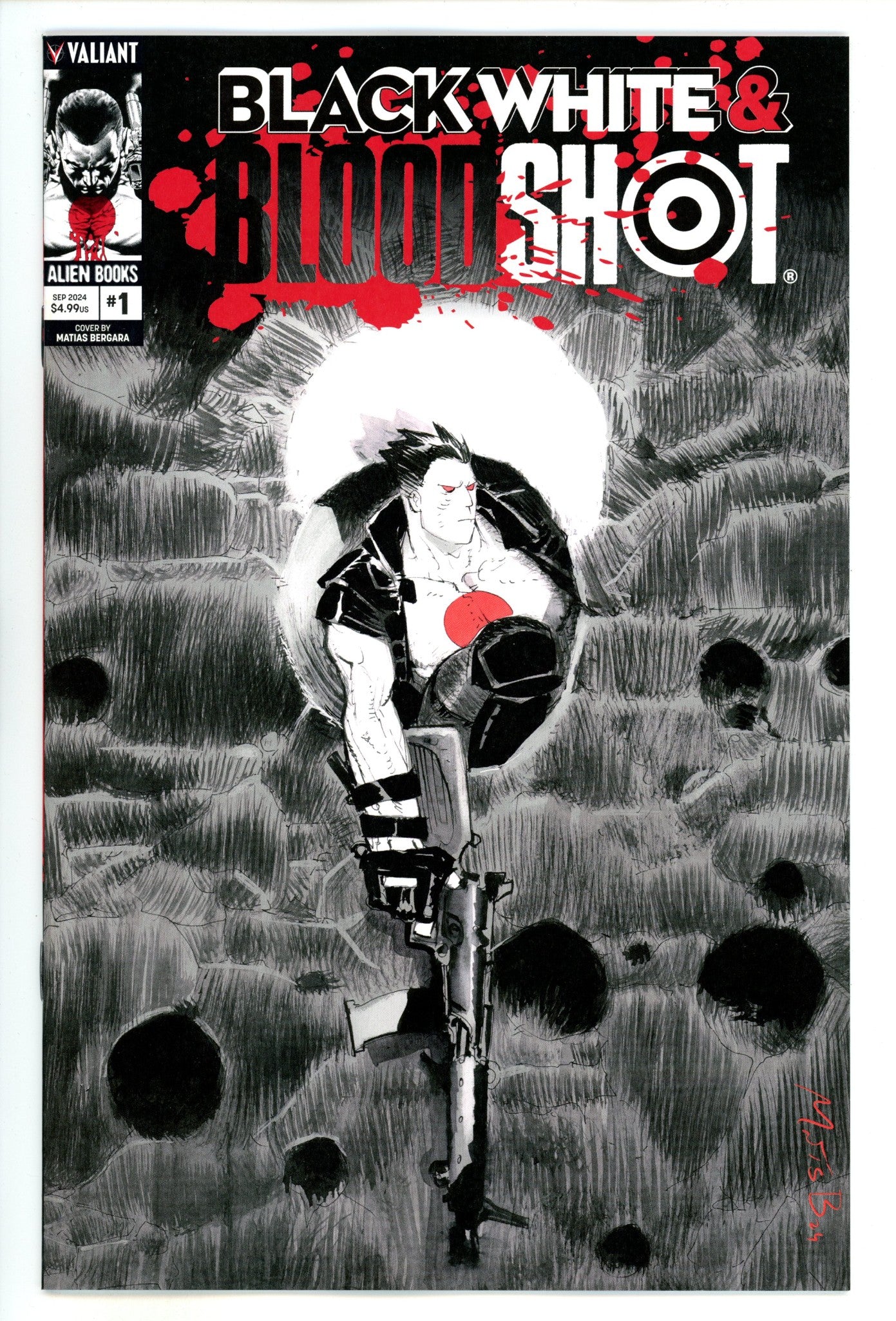 Black White & Bloodshot 1 Bergara Variant (2024)