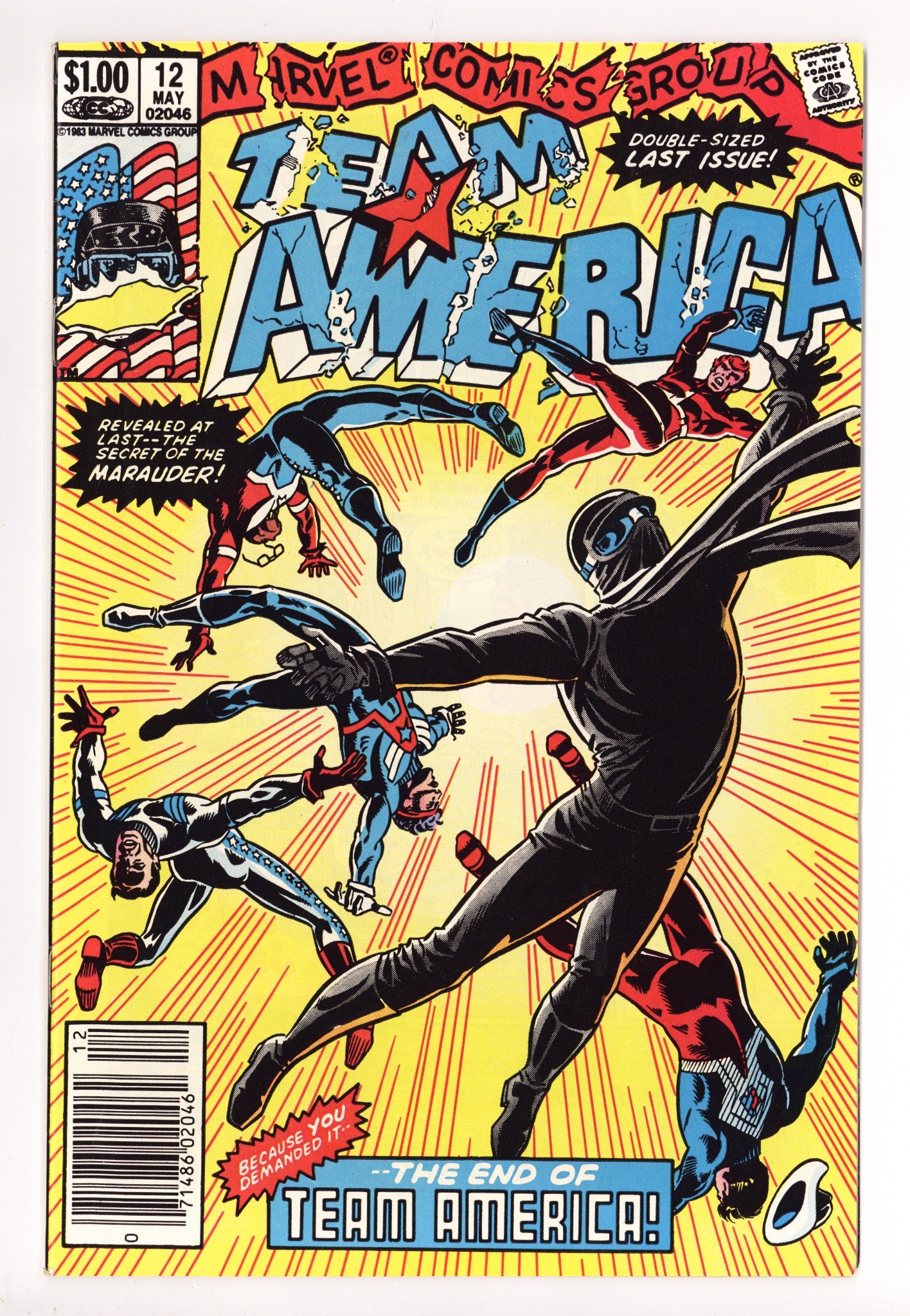Team America 12 Mid Grade (1983) Newsstand 
