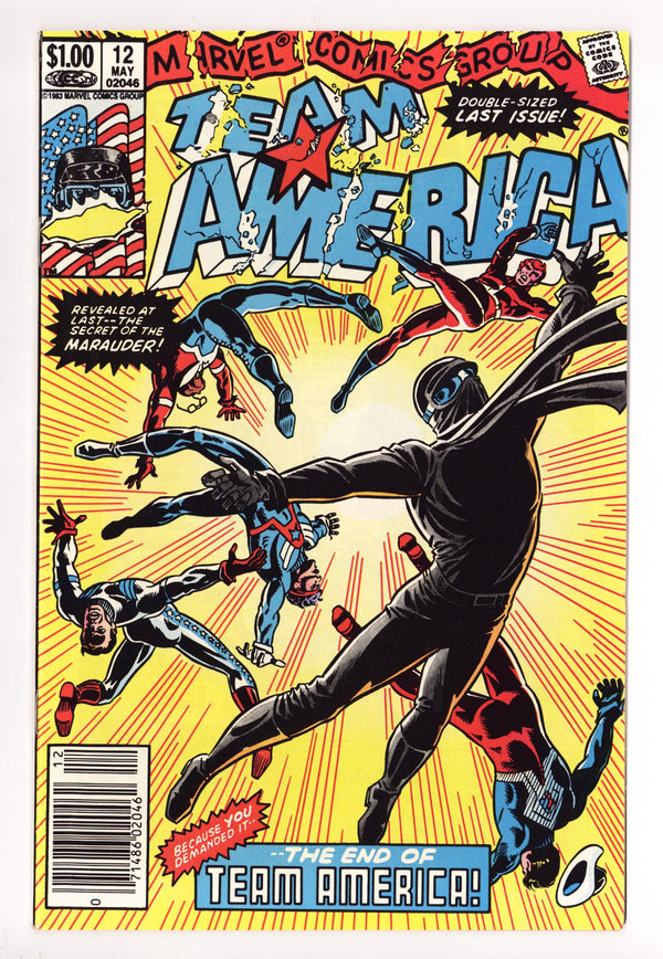 Team America 12 Mid Grade (1983) Newsstand