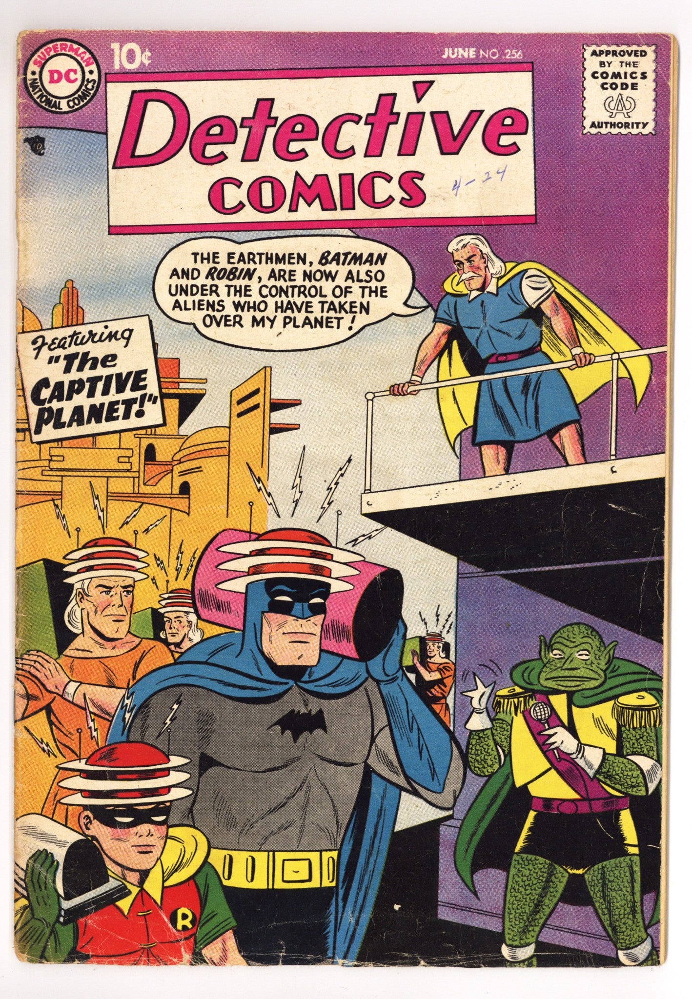 Detective Comics Vol 1 256 VG- (3.5) (1958) 