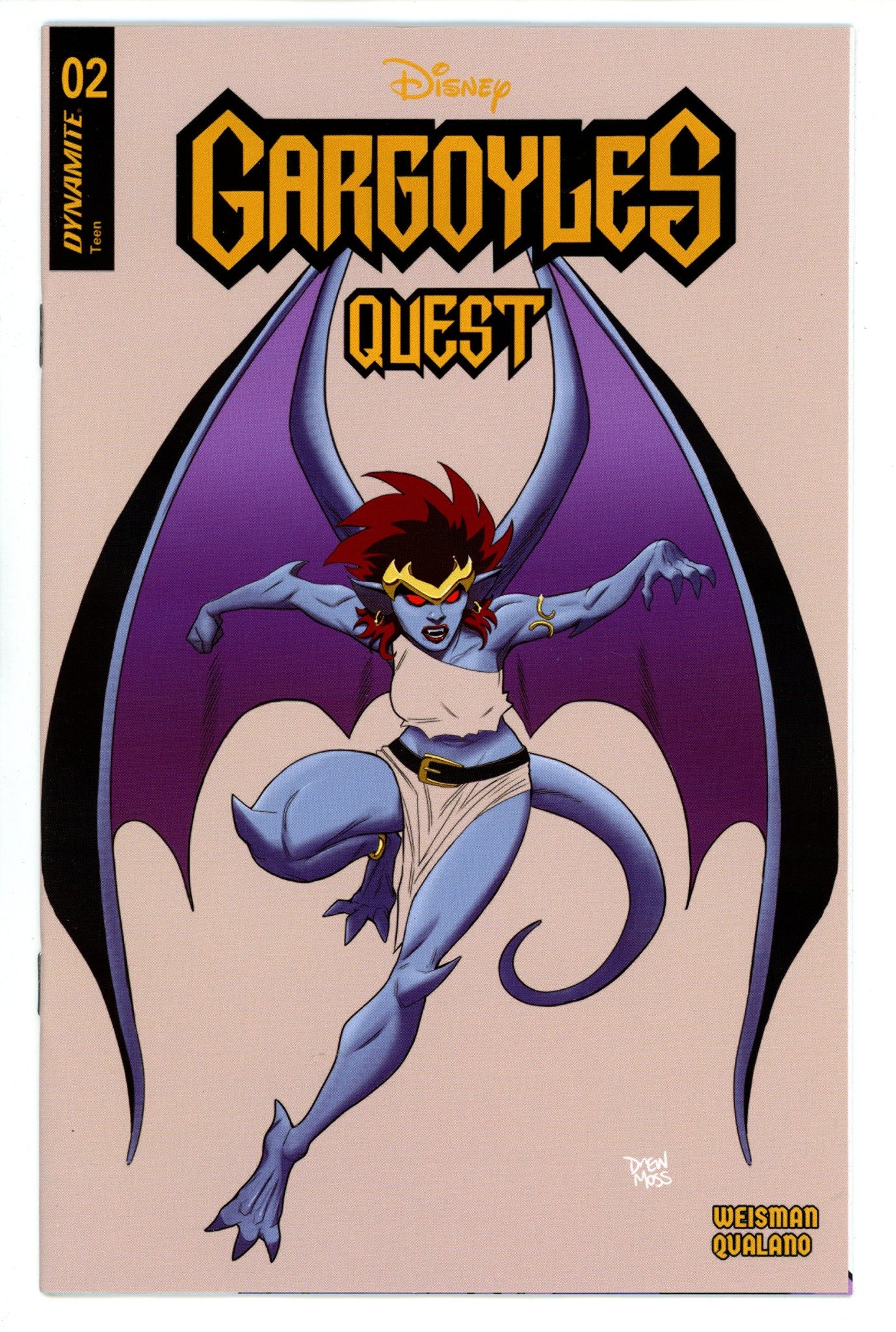 Gargoyles Quest  2 Moss  Negative Space Variant   (2024)