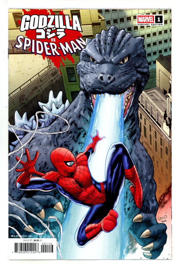 Godzilla Vs. Spider-Man 1 Land Incentive Variant NM (2025)