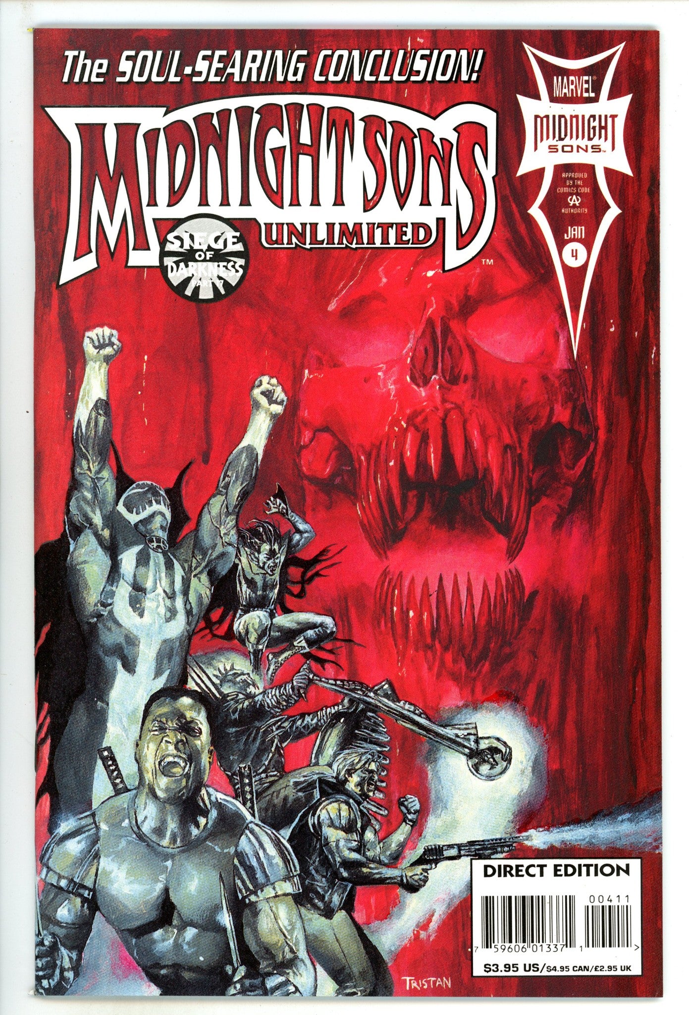 Midnight Sons Unlimited 4 High Grade (1994) 