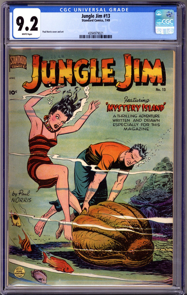 Jungle Jim 13 CGC 9.2 (NM-) (1949)
