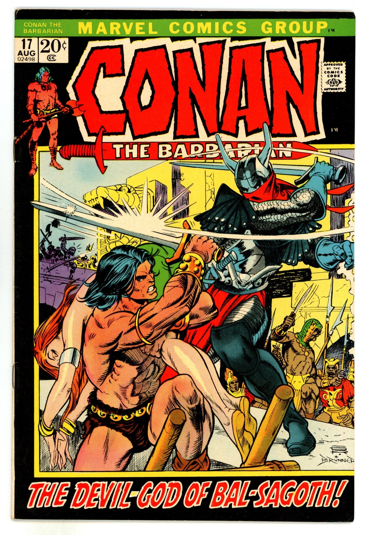 Conan the Barbarian Vol 1 17 FN/VF (7.0) (1972) 