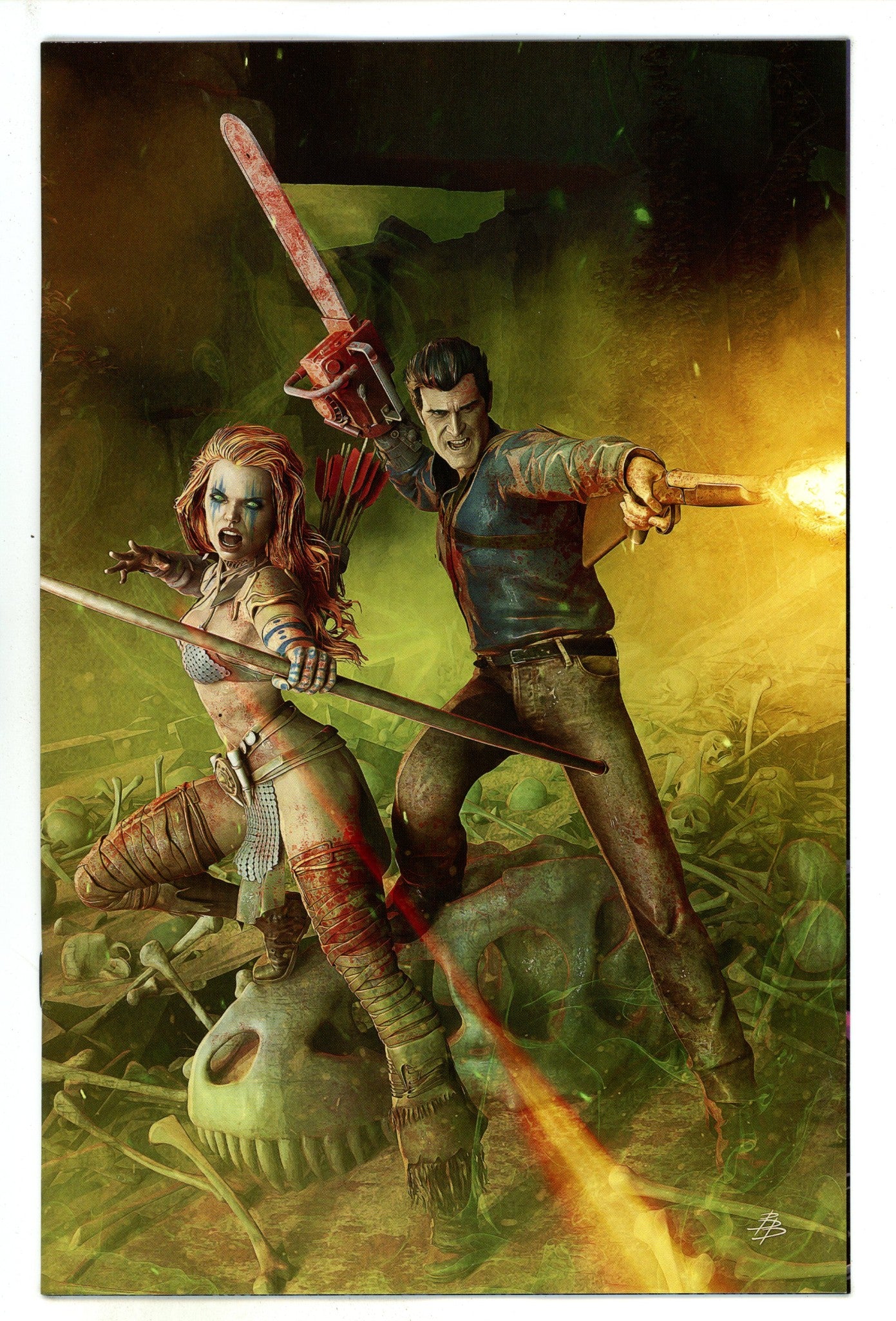 Red Sonja Vs Army Of Darkness 1 Barends Virgin Incentive Variant NM (1900)