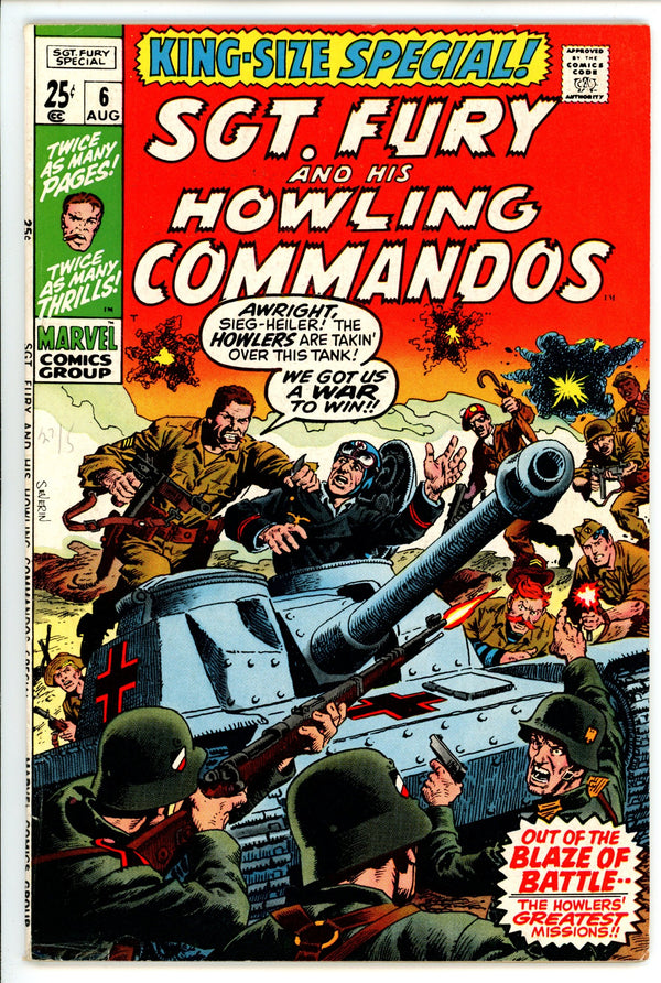 Sgt. Fury Annual 6 FN+ (6.5) (1970)