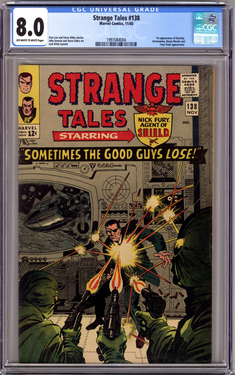 Strange Tales Vol 1 138 CGC 8.0 (VF) (1965) 
