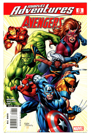 Marvel Adventures The Avengers 8 VF/NM (9.0) (2007)