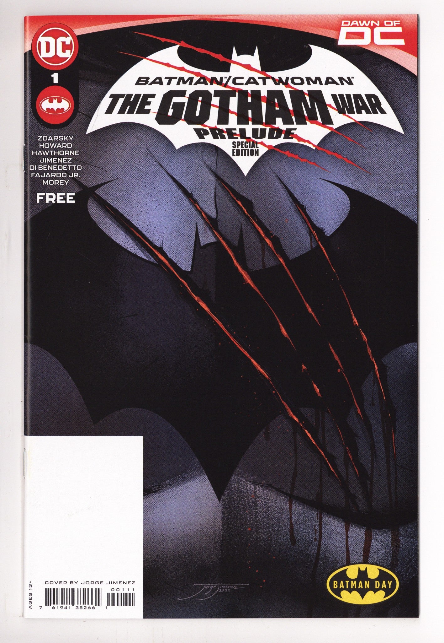Batman / Catwoman: The Gotham War: Prelude 1 Batman Day Special Edition 1 High Grade (2023) 
