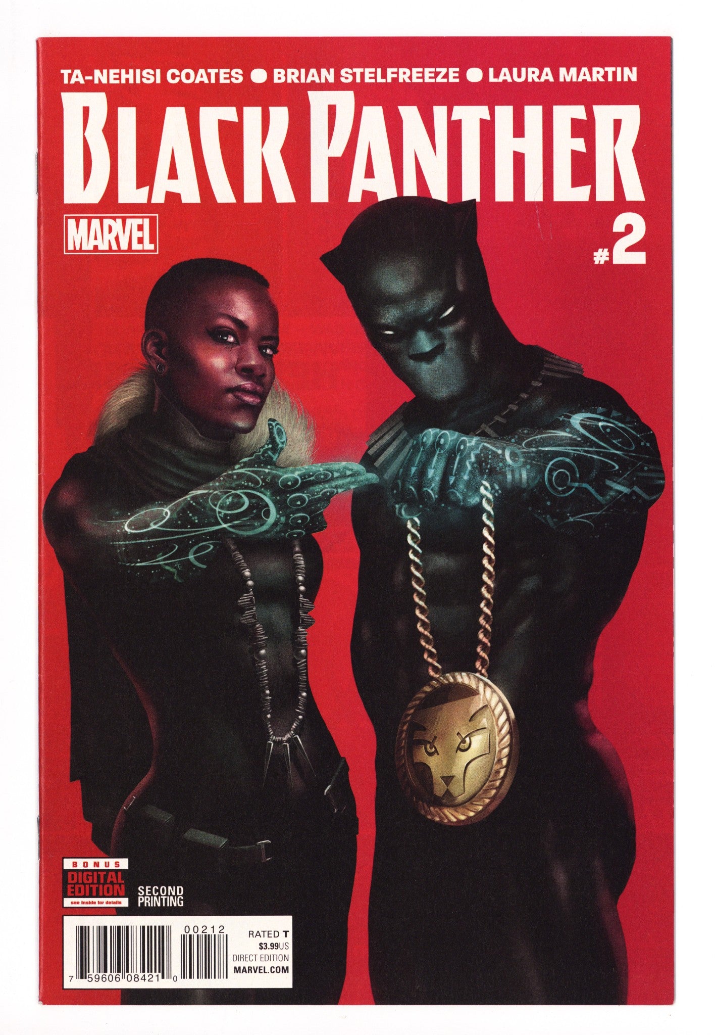 Black Panther Vol 6 2 NM- (9.2) (2016) 2nd Print 