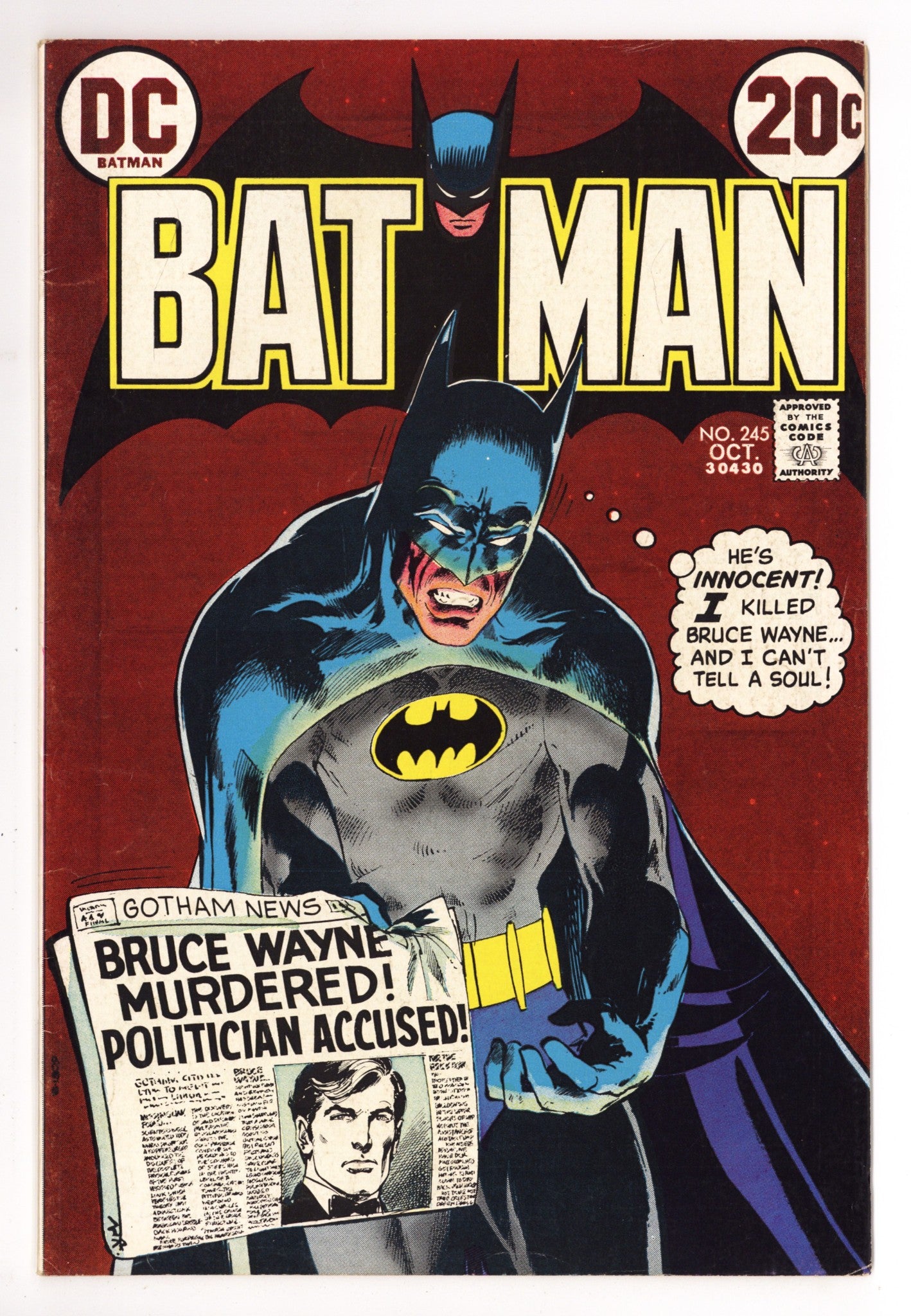 Batman Vol 1 245 FN (6.0) (1972) 